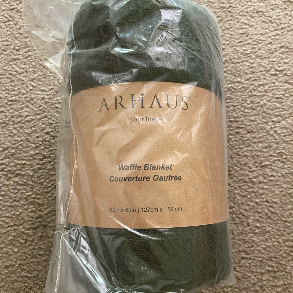 Arhaus Waffle Blanket